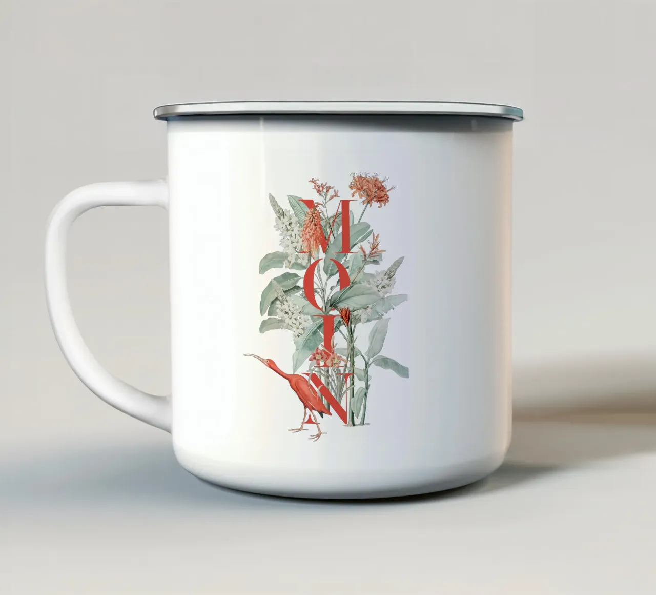 Moin Jungle Vintage tazza in smalto da Studio Frances M