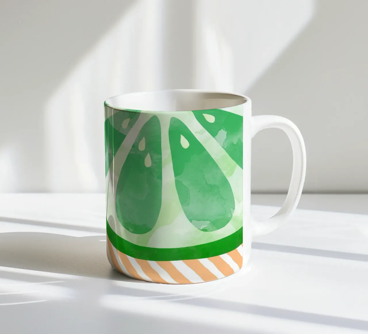 Calce Astratto tazza in ceramica da Orara Studio