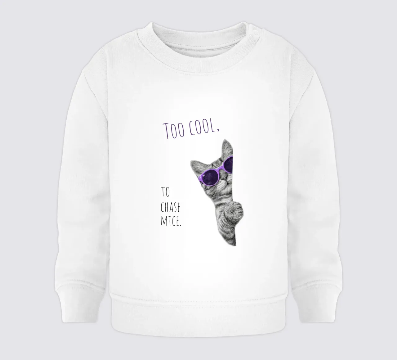 Gatto fresco felpa neonato da Melanie Viola