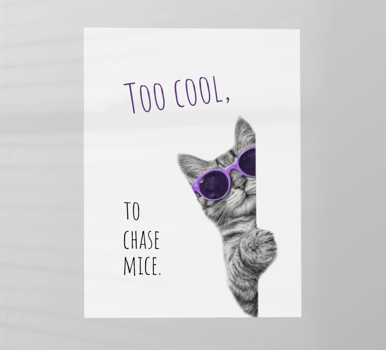 Gatto fresco pellicola backlit da Melanie Viola