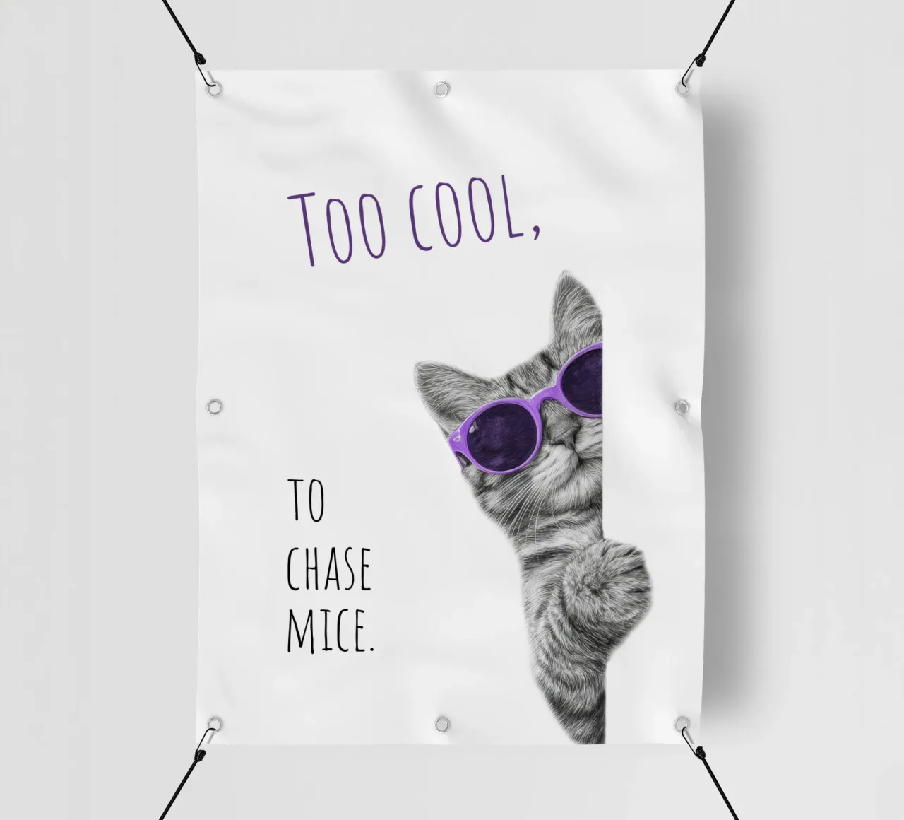 Gatto fresco telo in pvc da Melanie Viola