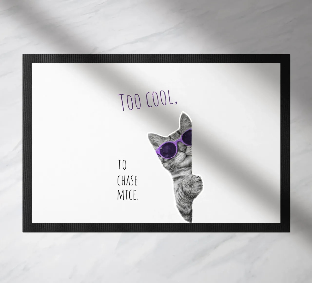 Gatto fresco zerbino da Melanie Viola