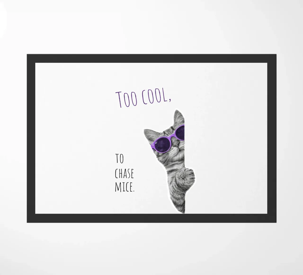 Gatto fresco zerbino da Melanie Viola