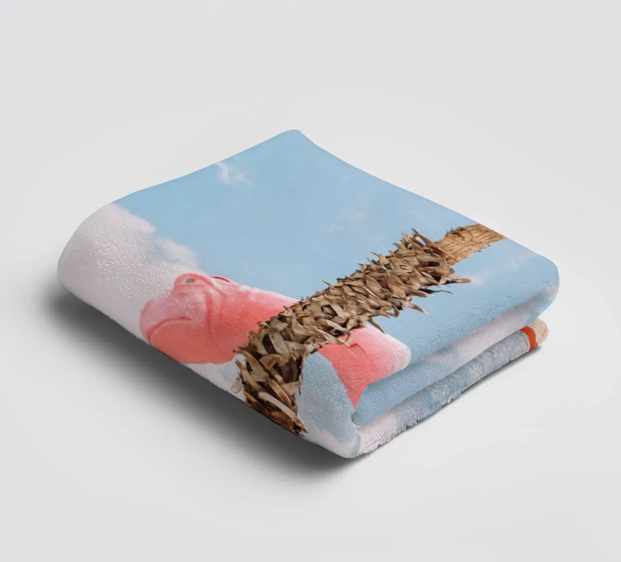 Pink Cabazon Dinosaur asciugamano da bagno da patiphotography