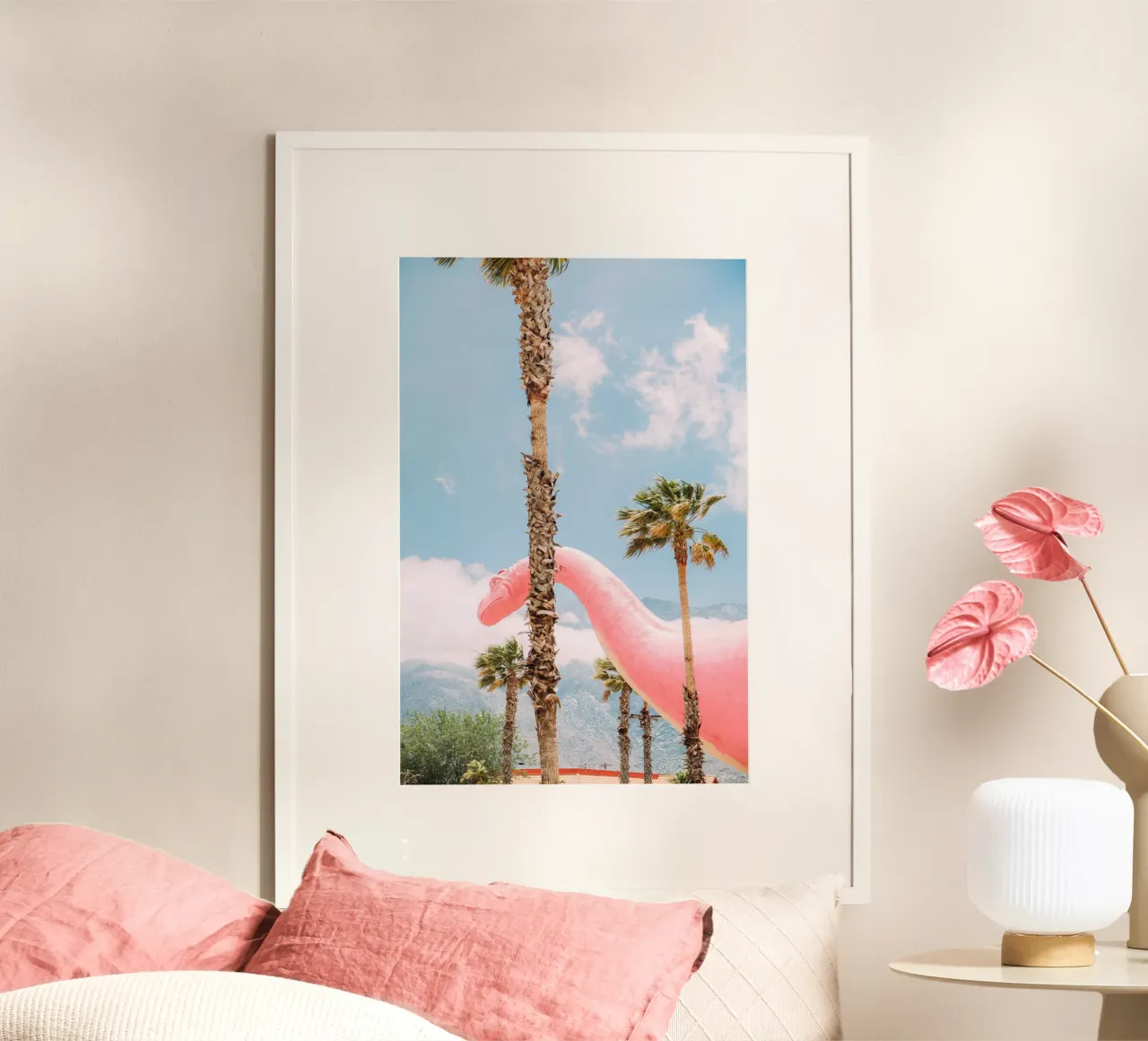 Pink Cabazon Dinosaur carta hahnemühle da patiphotography