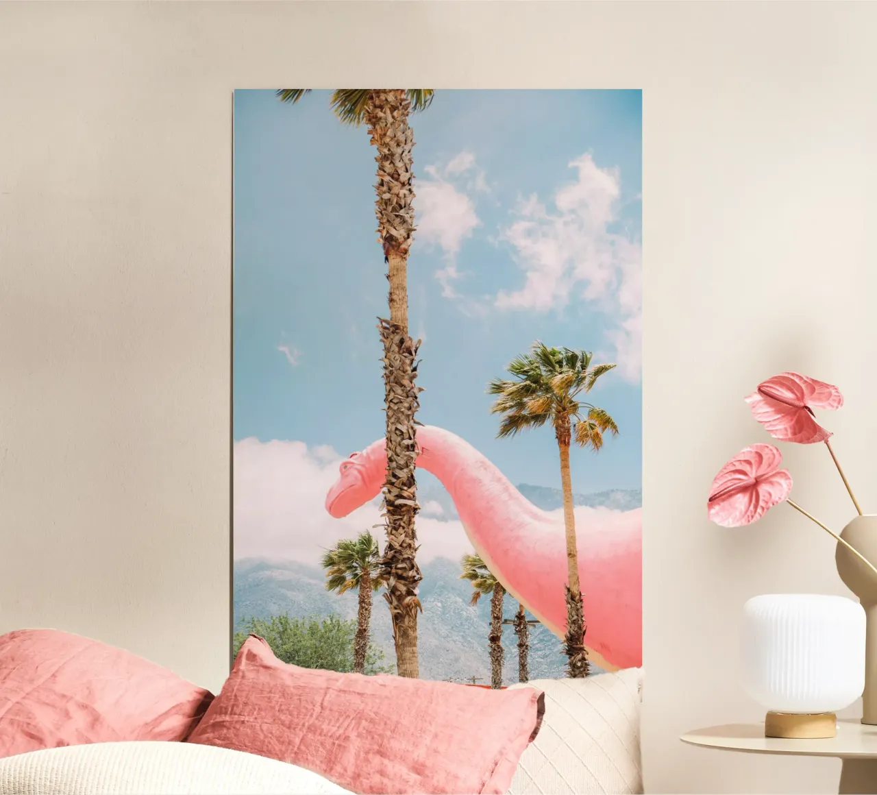 Pink Cabazon Dinosaur carta hahnemühle da patiphotography