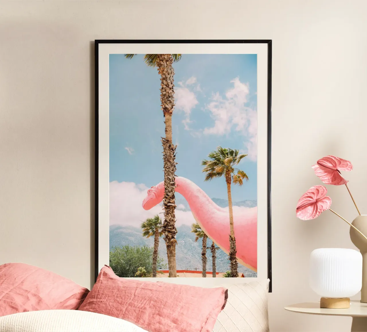 Pink Cabazon Dinosaur carta hahnemühle da patiphotography