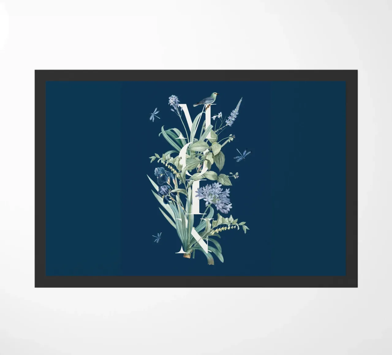 Moin Botanik Bianco Vintage Blu zerbino da Studio Frances M