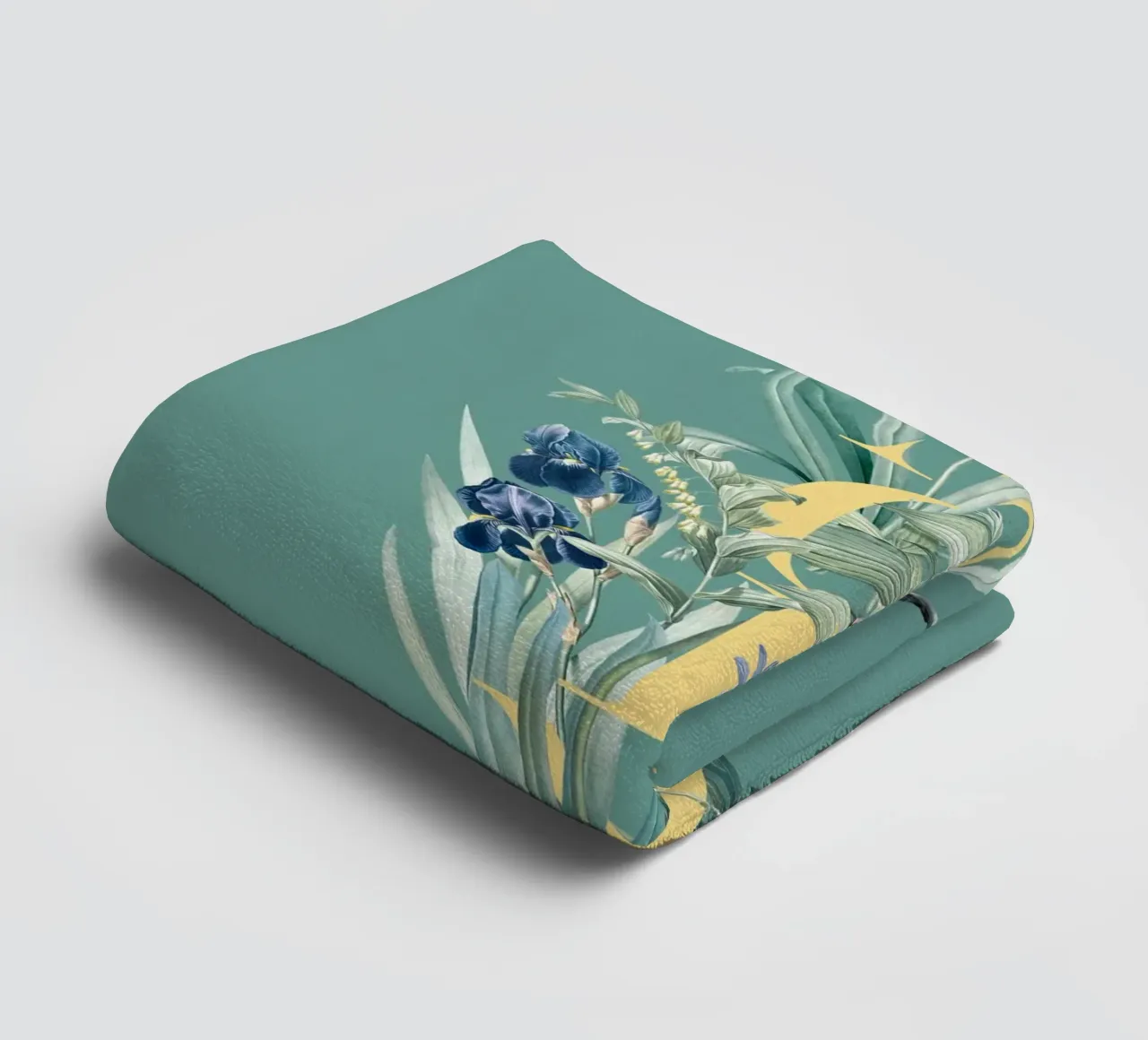 Moin Botanik Vintage Jaune Vert serviette de bain de Studio Frances M