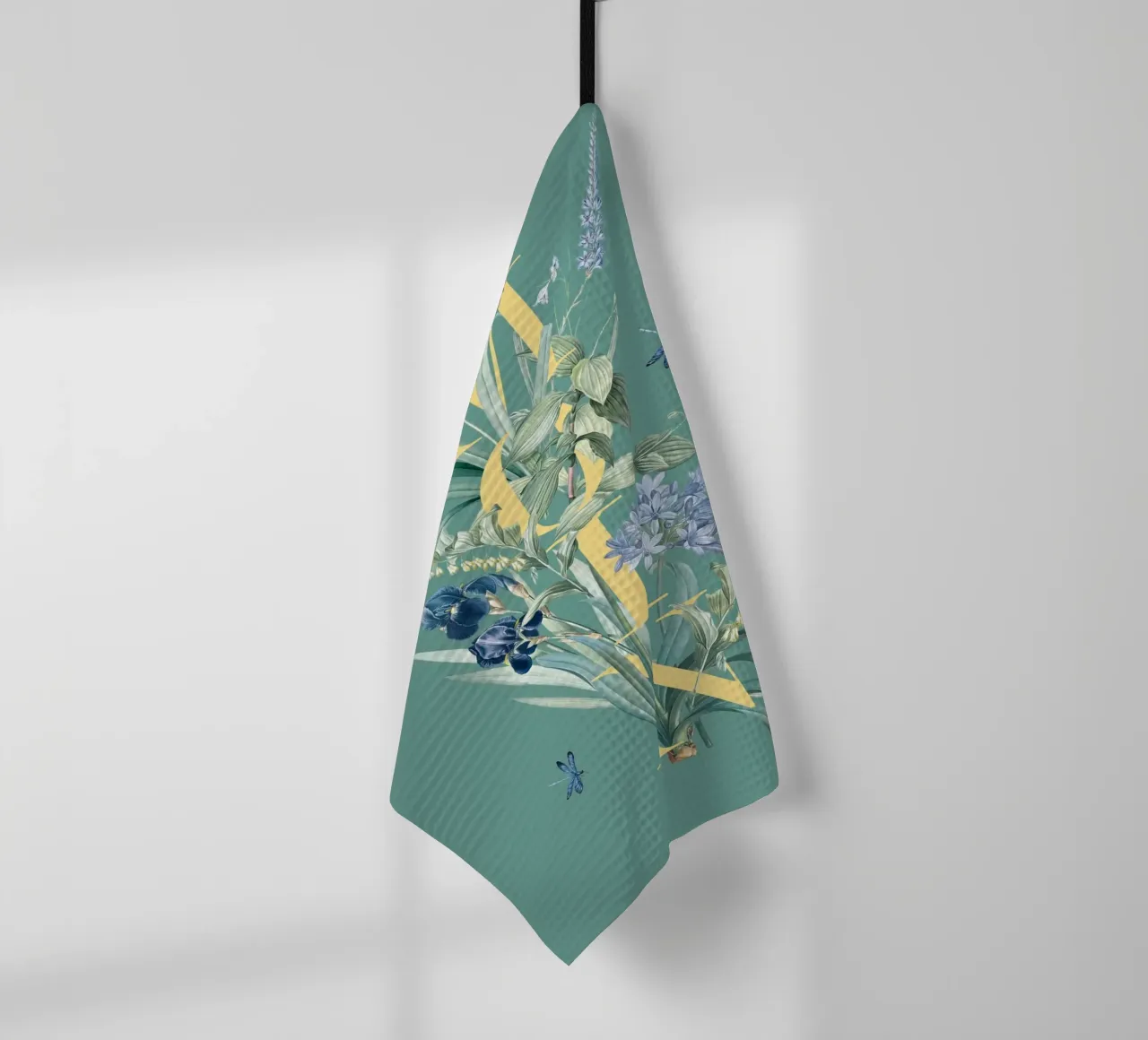 Moin Botanik Vintage Jaune Vert torchon de Studio Frances M