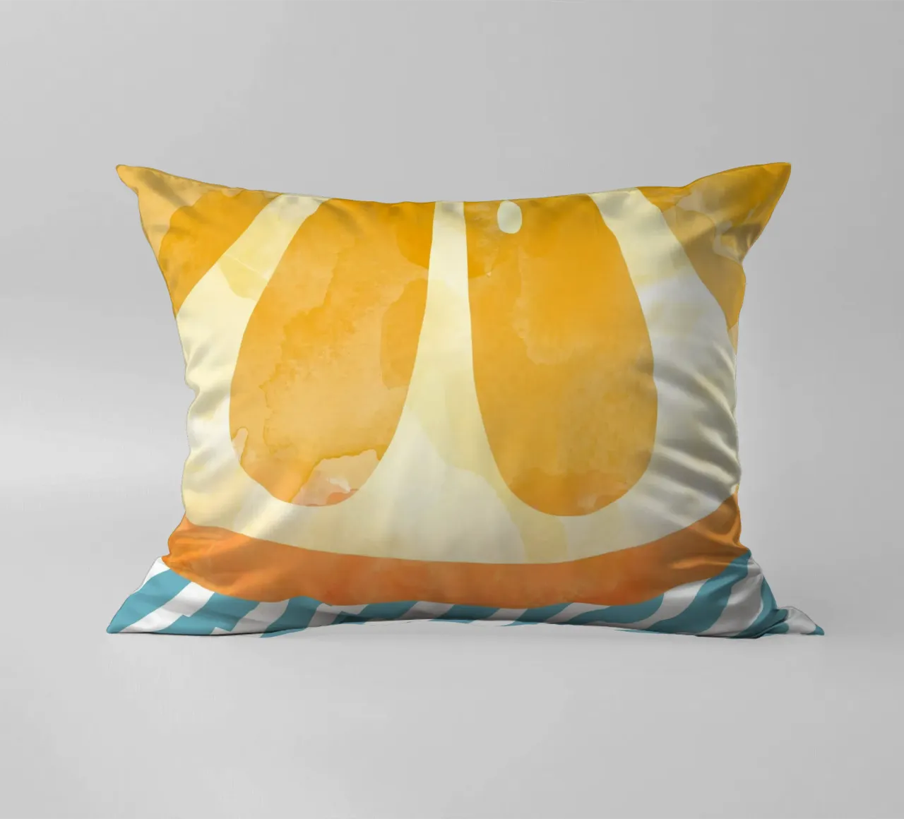 Orange Abstract Kissen von Orara Studio
