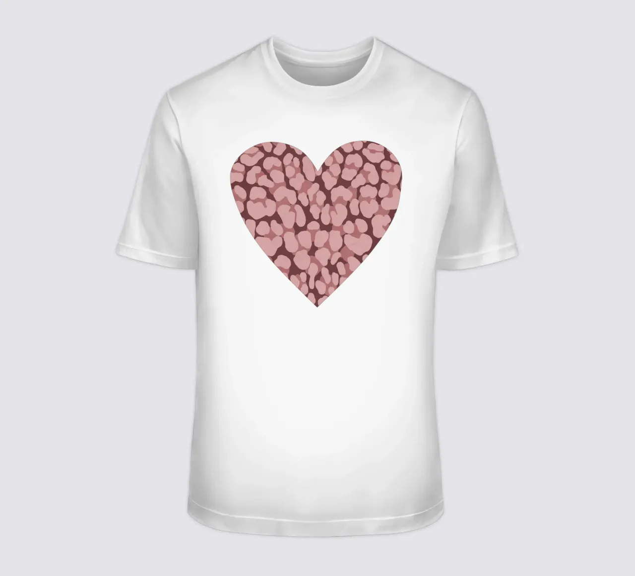 Leo Print. Leo Pattern with Autumn Vibes and Heart. t-shirt by CalliLetters2