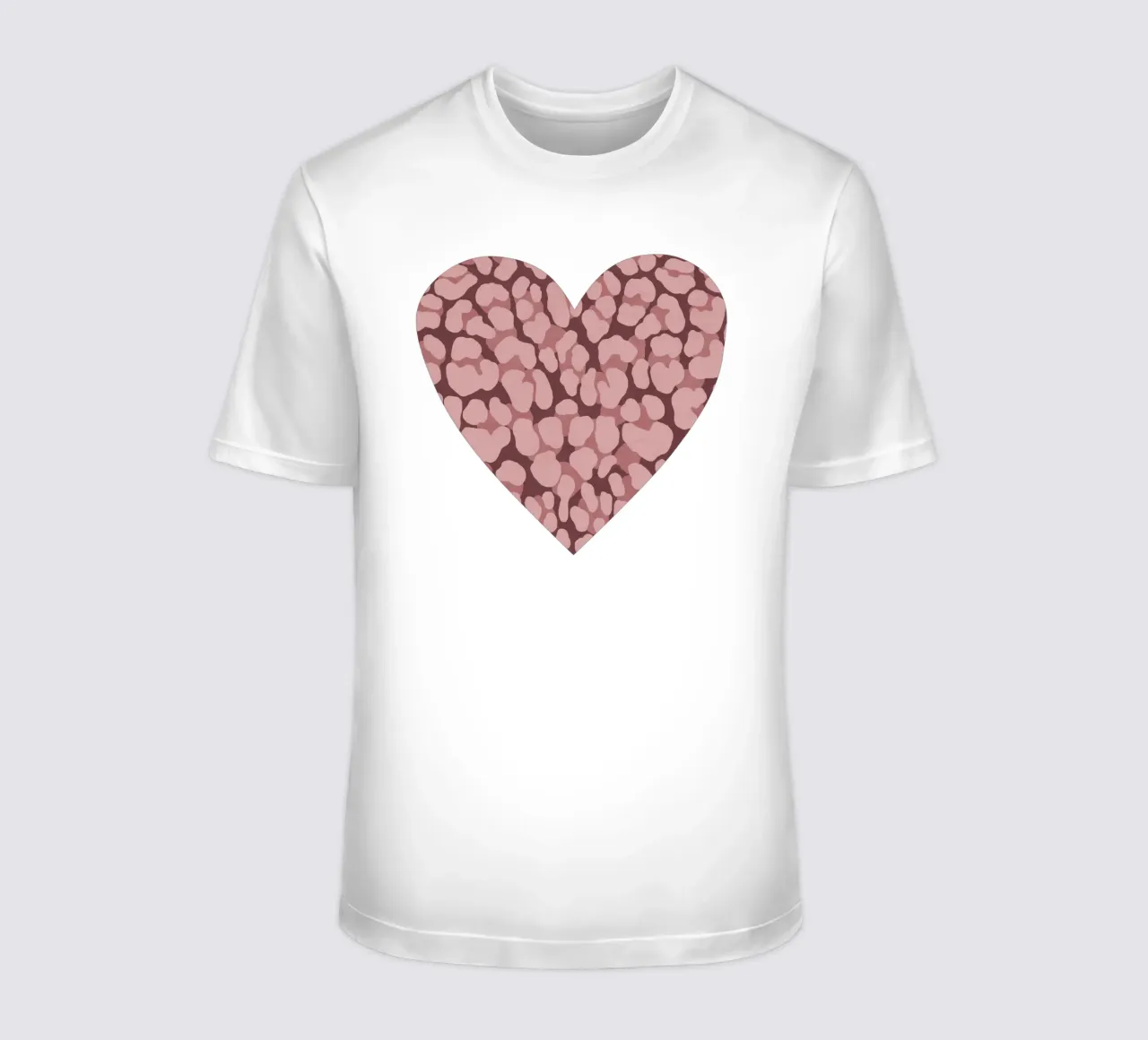 Leo Print. Leo Pattern with Autumn Vibes and Heart. t-shirt by CalliLetters2