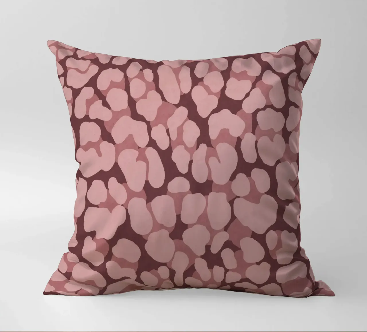 Leo Print. Leo Pattern with Autumn Vibes and Heart. decorative cushion by CalliLetters2