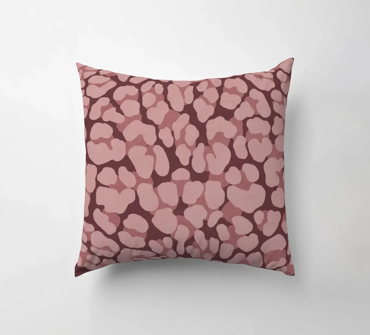 Leo Print. Leo Pattern with Autumn Vibes and Heart. decorative cushion by CalliLetters2