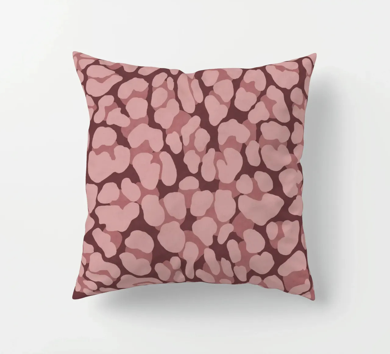 Leo Print. Leo Pattern with Autumn Vibes and Heart. decorative cushion by CalliLetters2