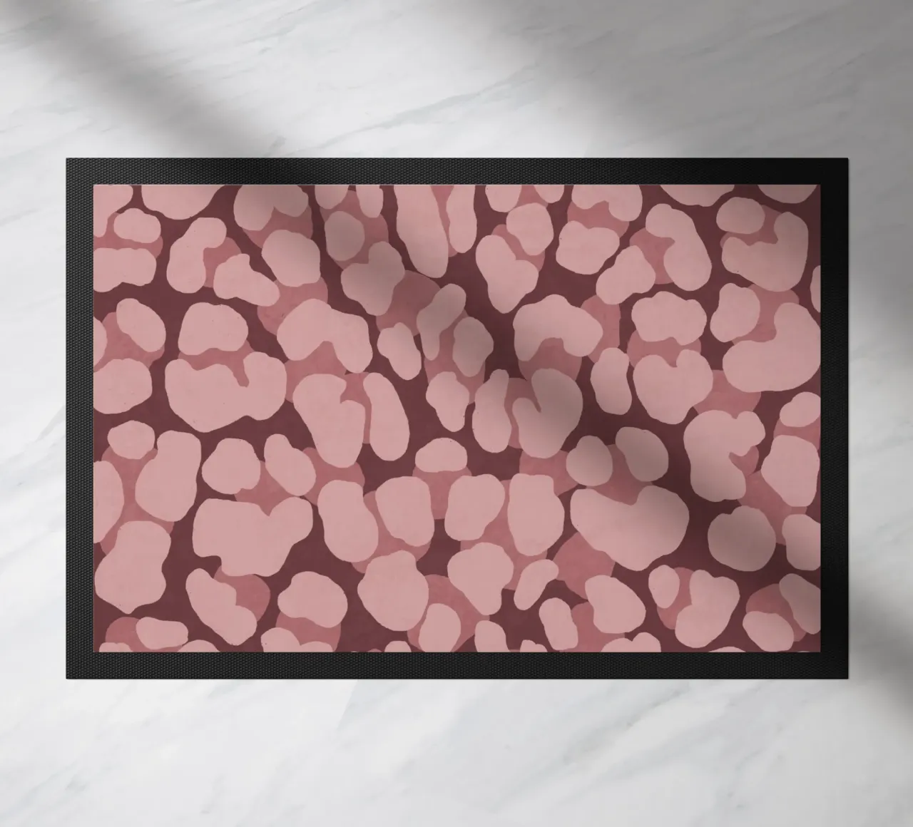 Leo Print. Leo Pattern with Autumn Vibes and Heart. doormat by CalliLetters2