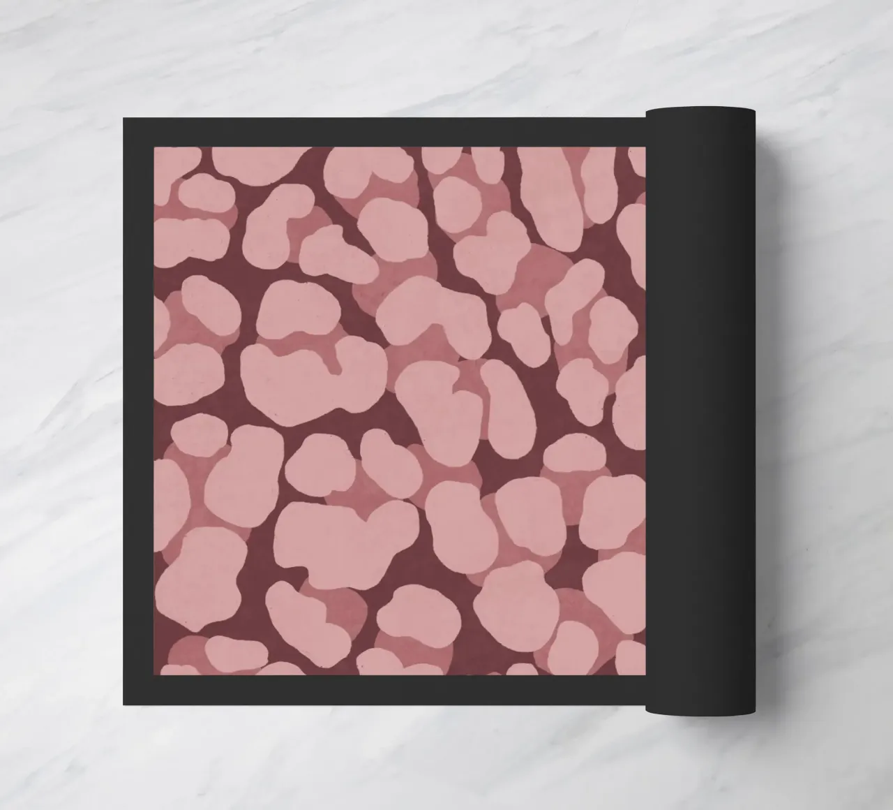 Leo Print. Leo Pattern with Autumn Vibes and Heart. doormat by CalliLetters2