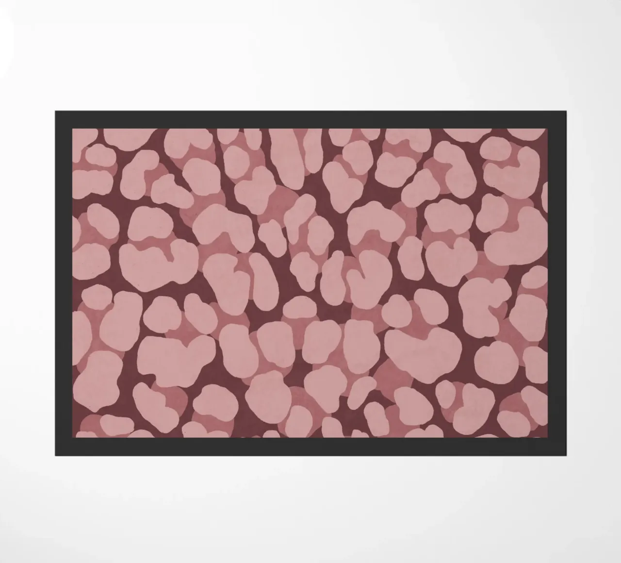 Leo Print. Leo Pattern with Autumn Vibes and Heart. doormat by CalliLetters2