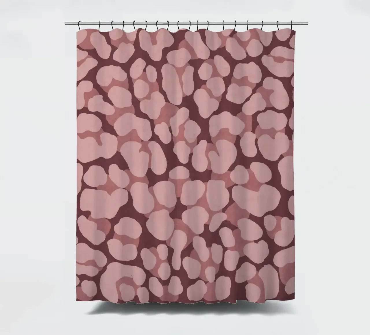 Leo Print. Leo Pattern with Autumn Vibes and Heart. shower curtain by CalliLetters2