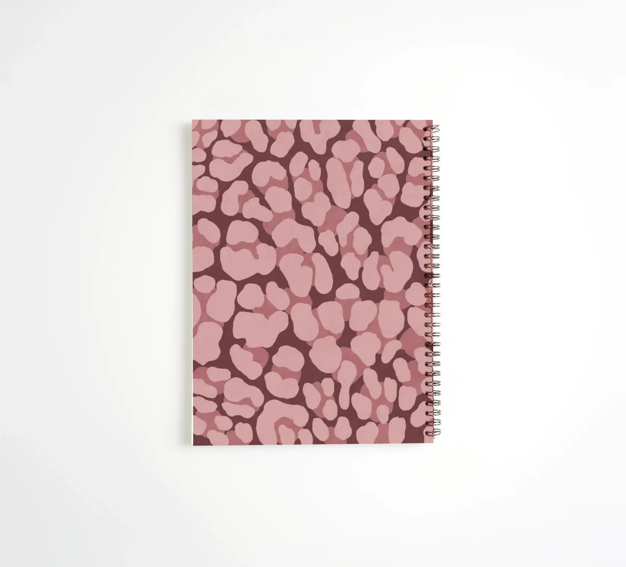 Leo Print. Leo Pattern with Autumn Vibes and Heart. spiral notebook by CalliLetters2