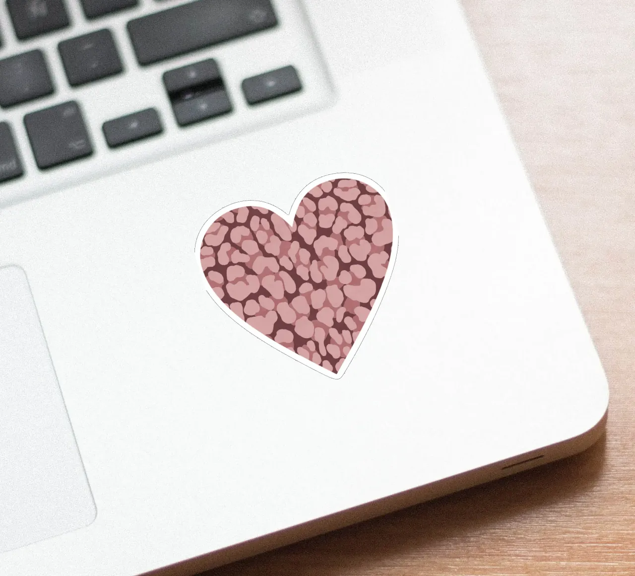 Leo Print. Leo Pattern with Autumn Vibes and Heart. sticker by CalliLetters2