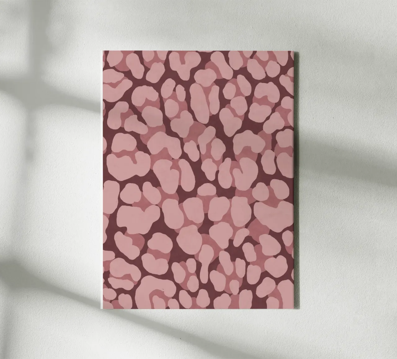 Leo Print. Leo Pattern with Autumn Vibes and Heart. canvas by CalliLetters2