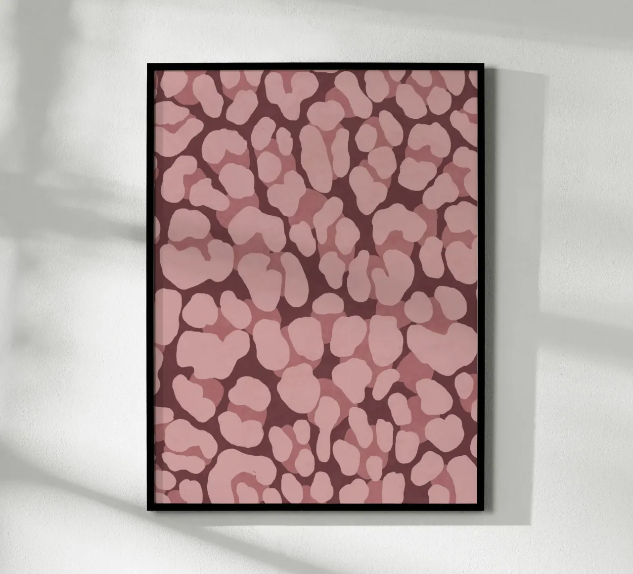 Leo Print. Leo Pattern with Autumn Vibes and Heart. poster by CalliLetters2