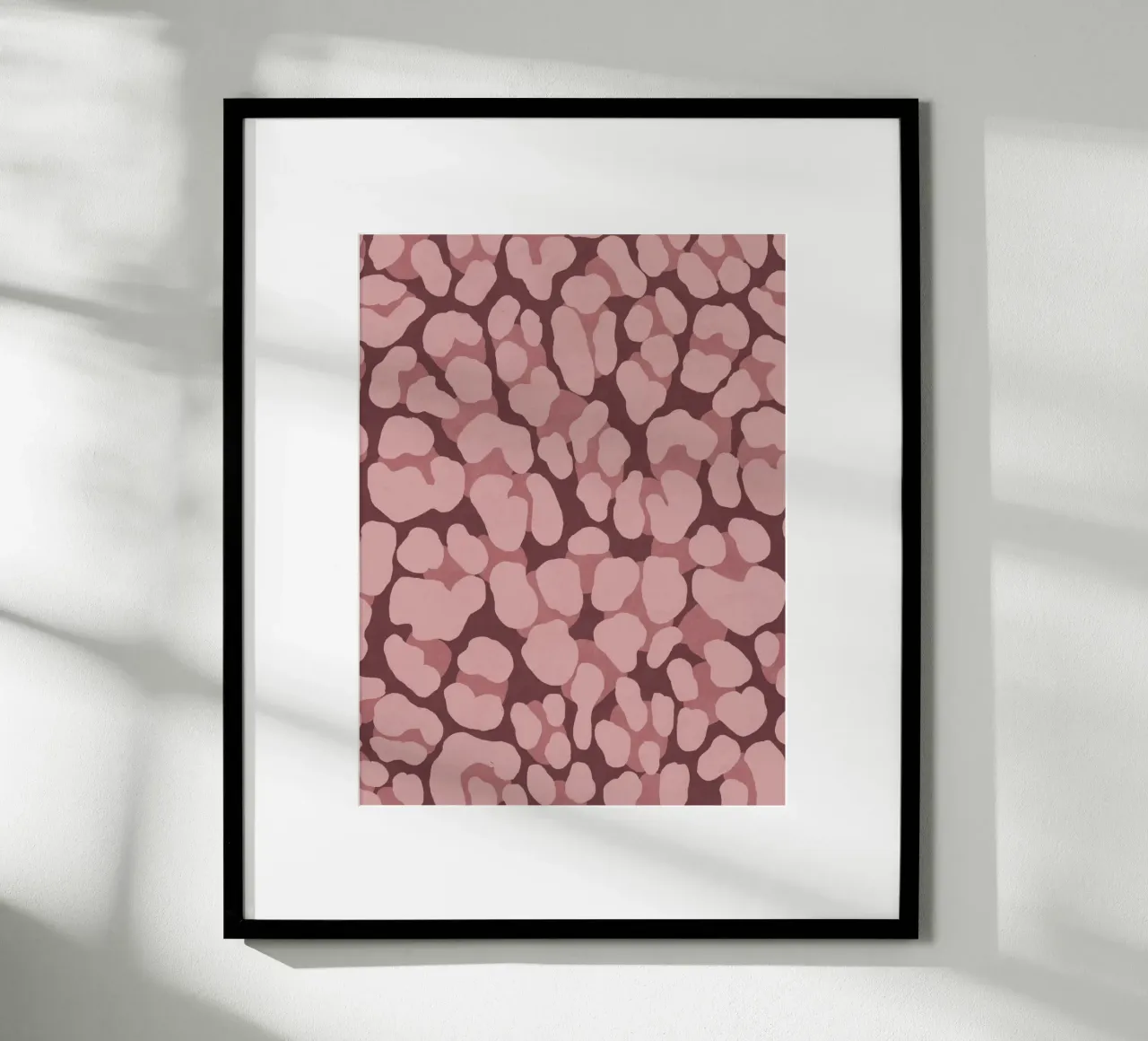 Leo Print. Leo Pattern with Autumn Vibes and Heart. poster by CalliLetters2