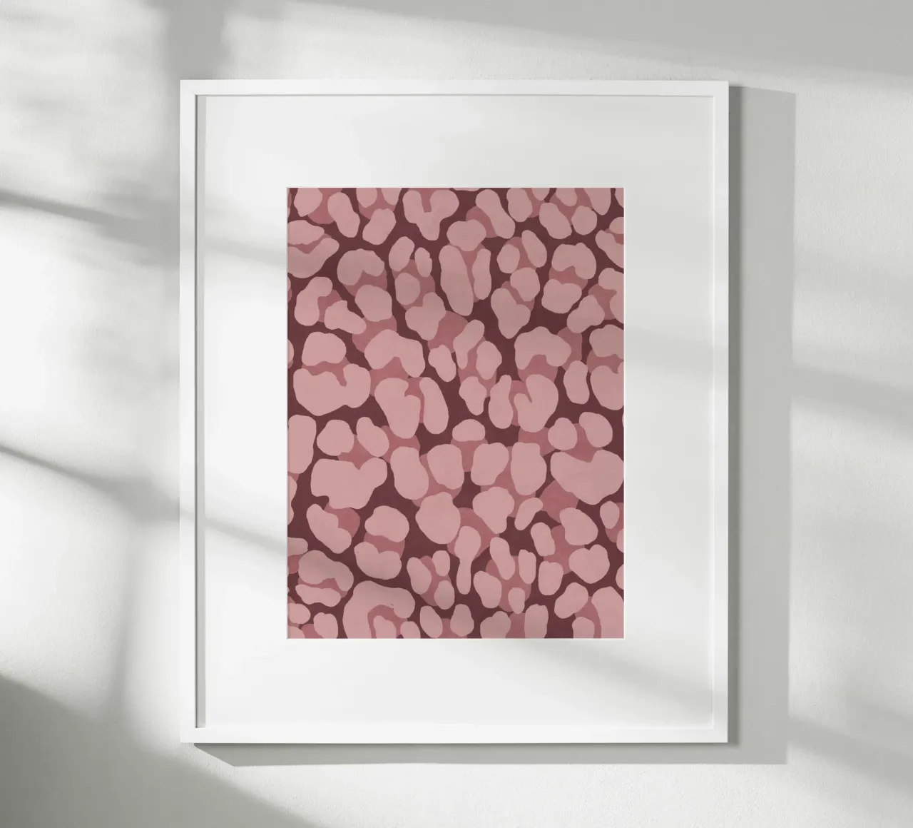 Leo Print. Leo Pattern with Autumn Vibes and Heart. poster by CalliLetters2