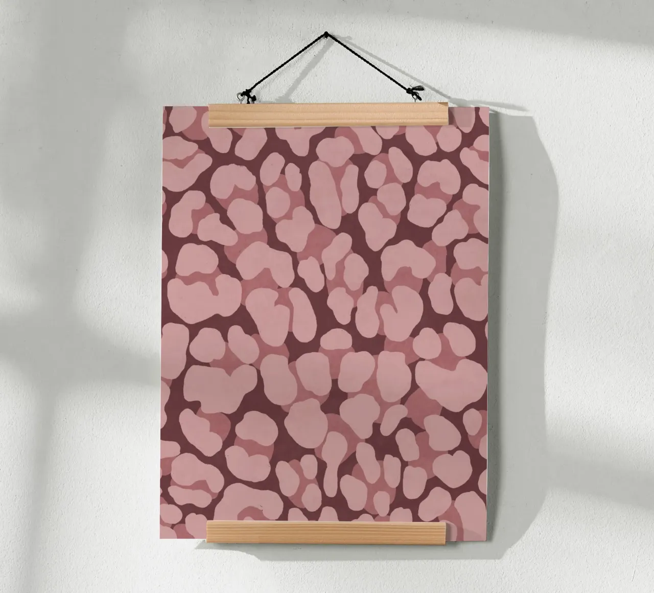 Leo Print. Leo Pattern with Autumn Vibes and Heart. poster by CalliLetters2