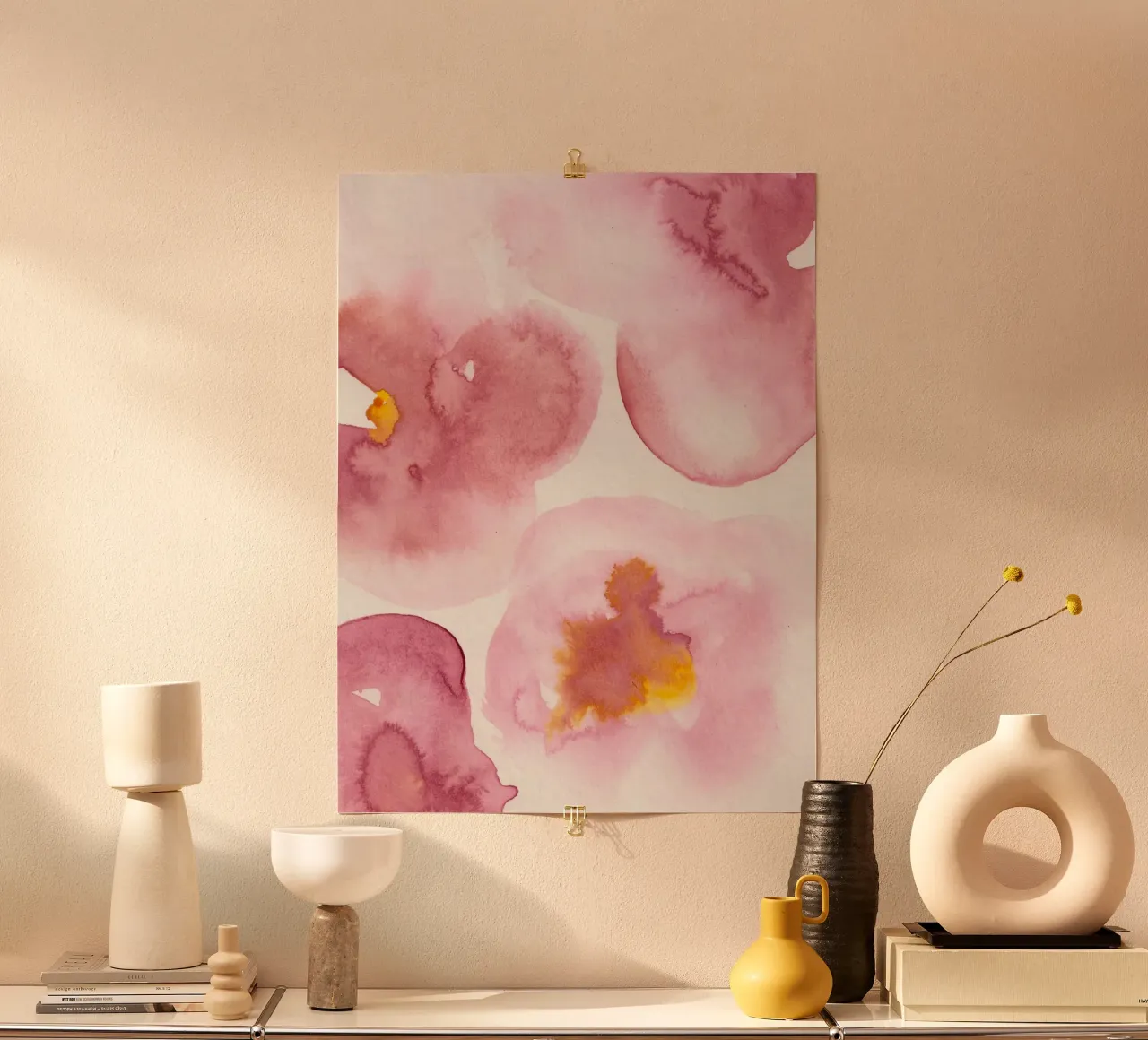 Soft florals poster da shadowedsunstudio