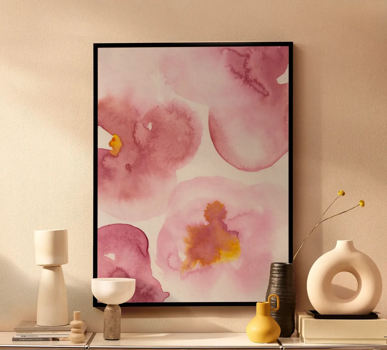 Soft florals poster da shadowedsunstudio