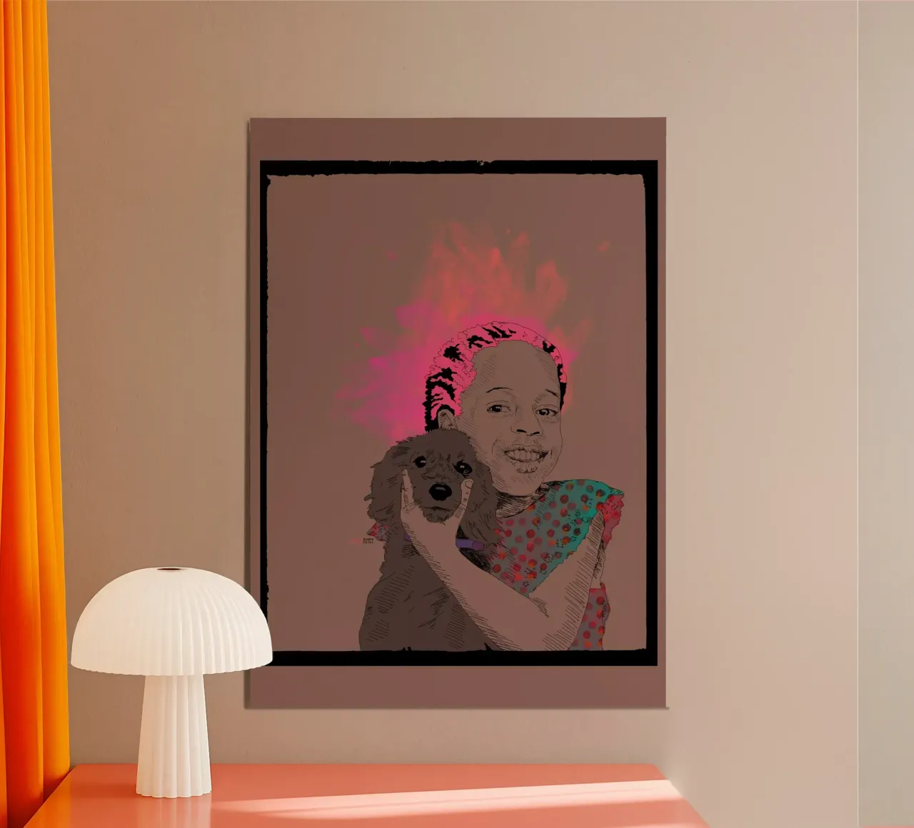 Pure Joy and a Dog Forex-Platte von La Belette Rose