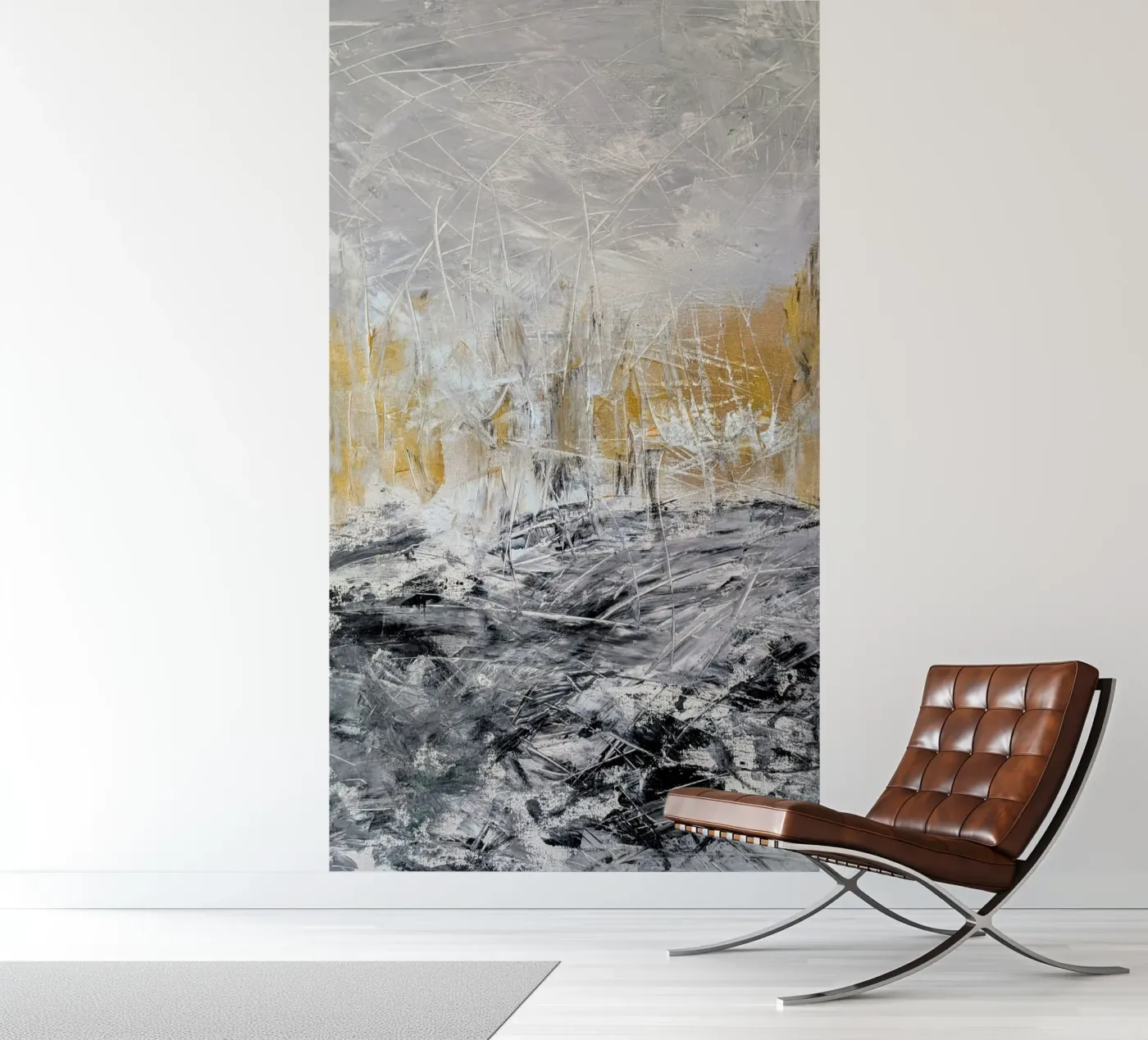 Lines fotobehang van Pia