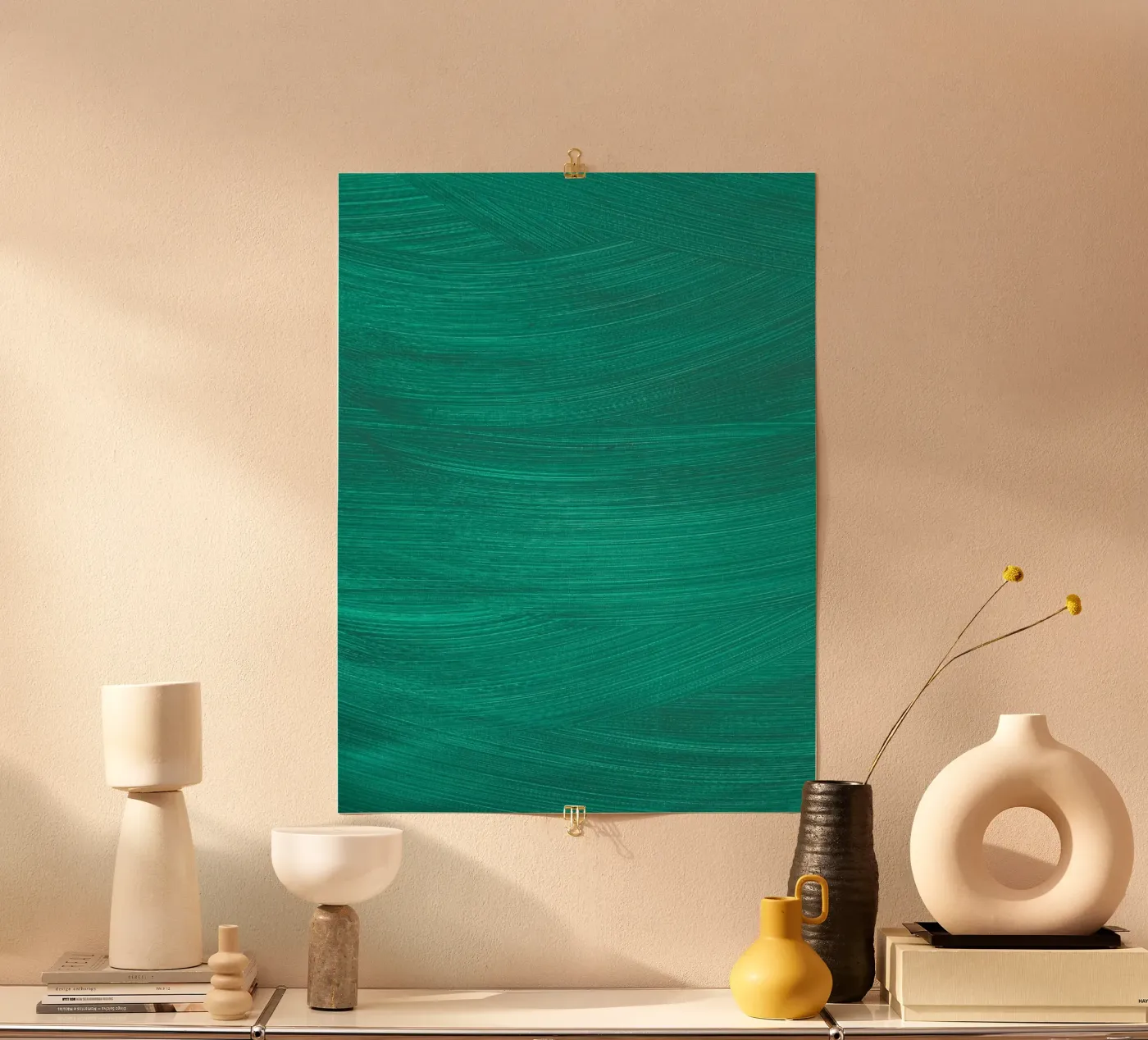Brushstrokes poster van Pia