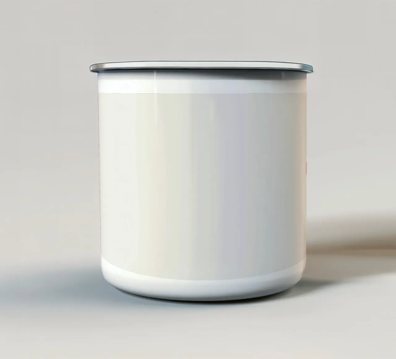 Hier wohnt das Glück tazza in smalto da PurePeachKids