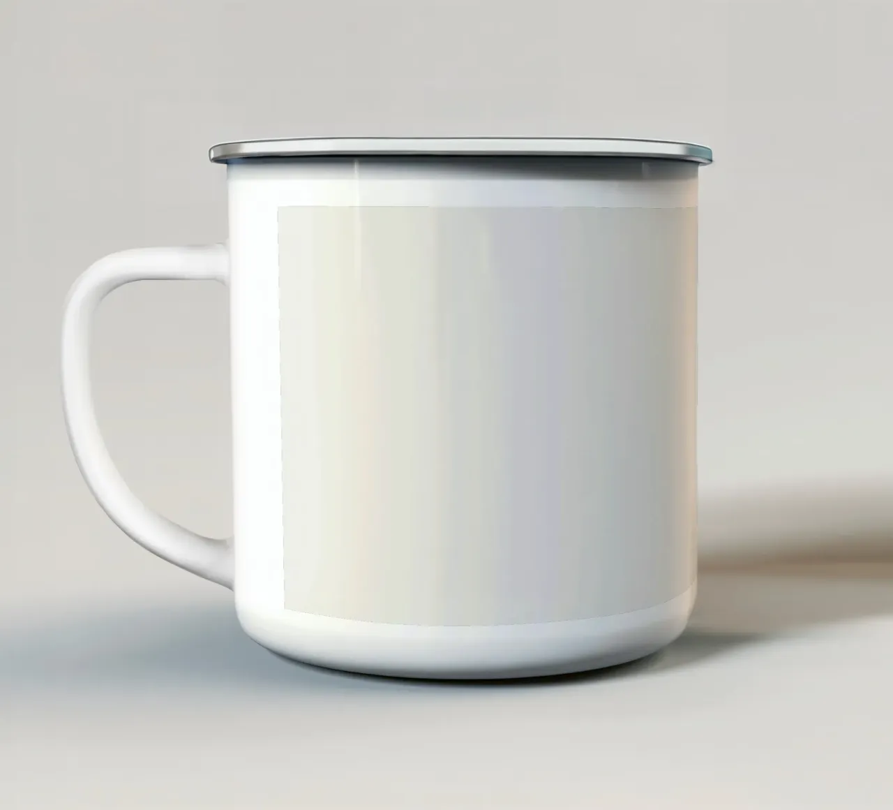 Hier wohnt das Glück tazza in smalto da PurePeachKids