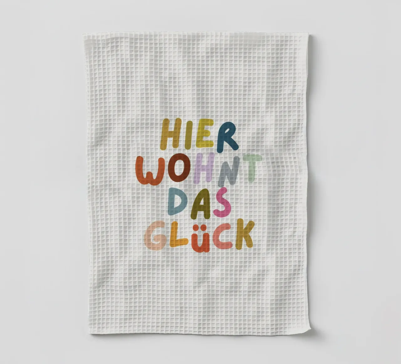 Hier wohnt das Glück canovaccio da cucina da PurePeachKids