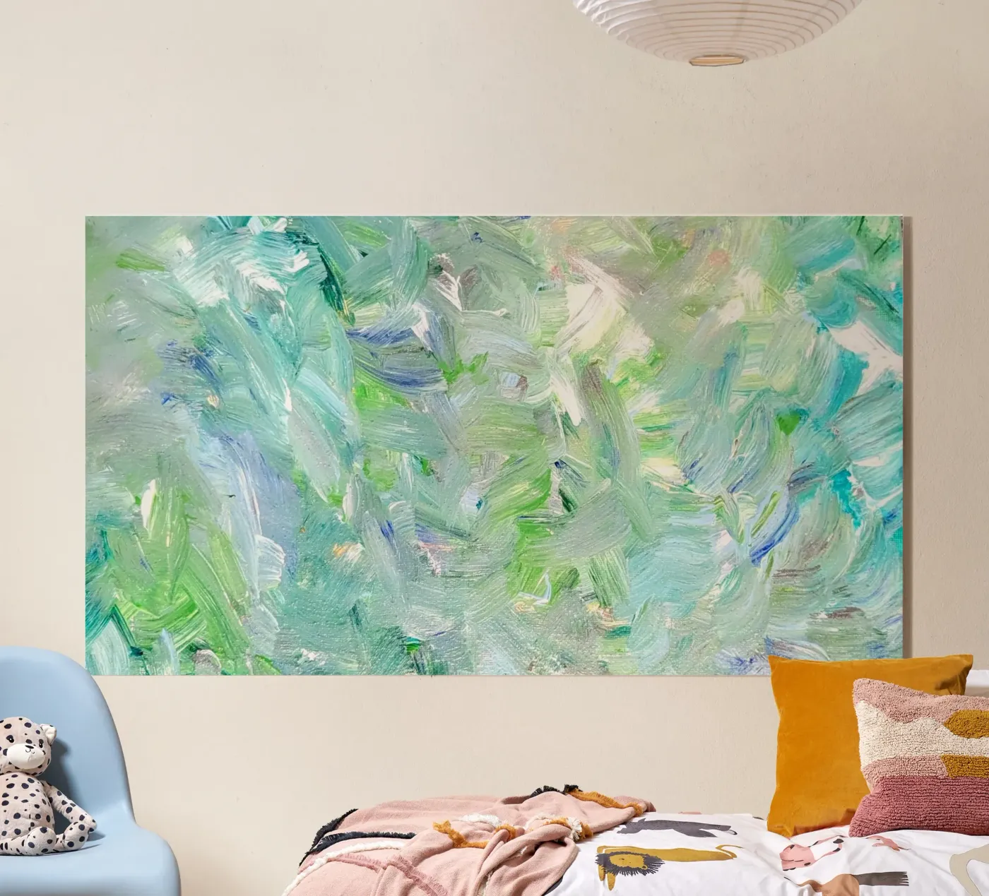 Spring Brushstrokes plexiglas de Pia