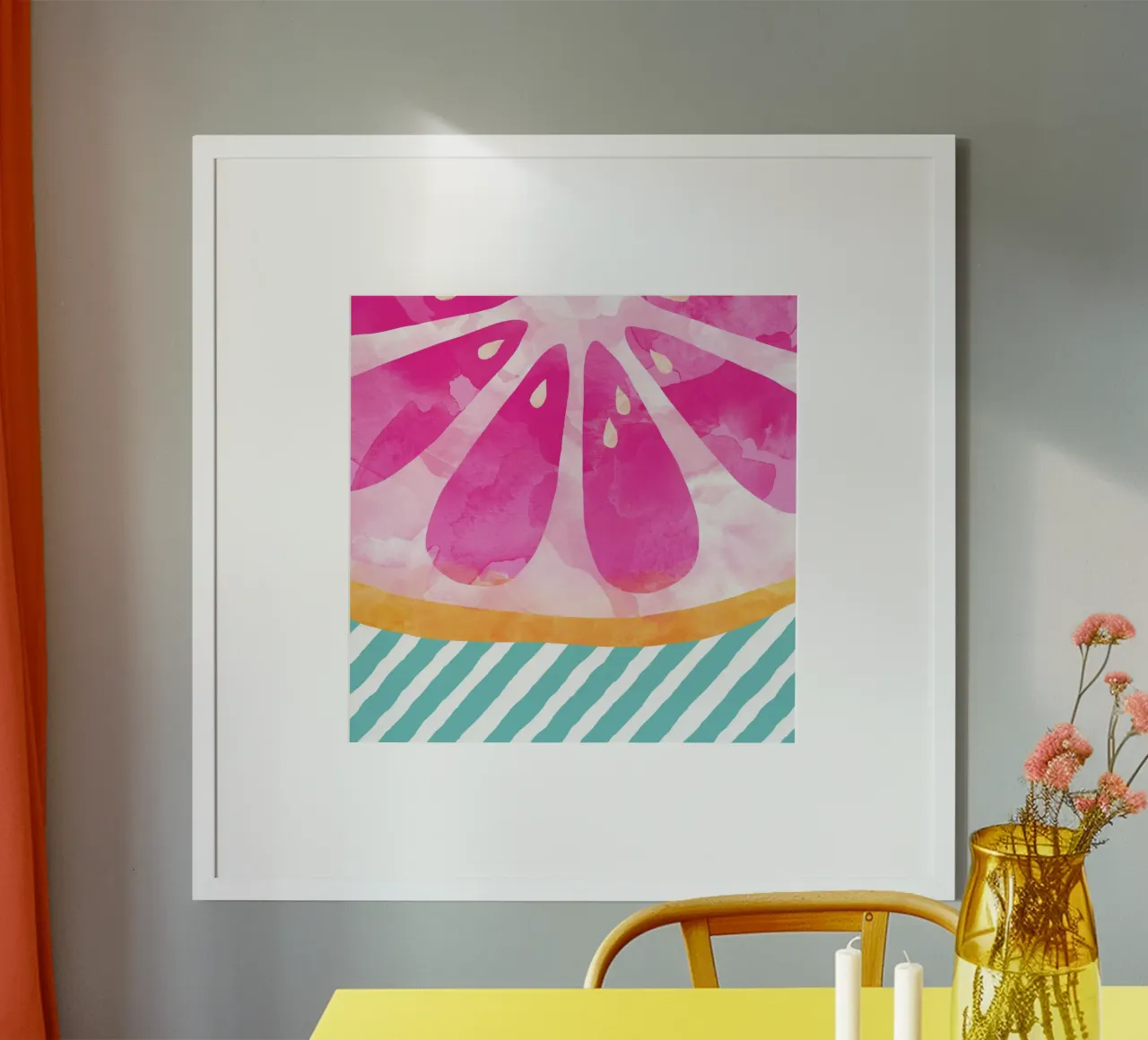 Pompelmo rosa poster da Orara Studio