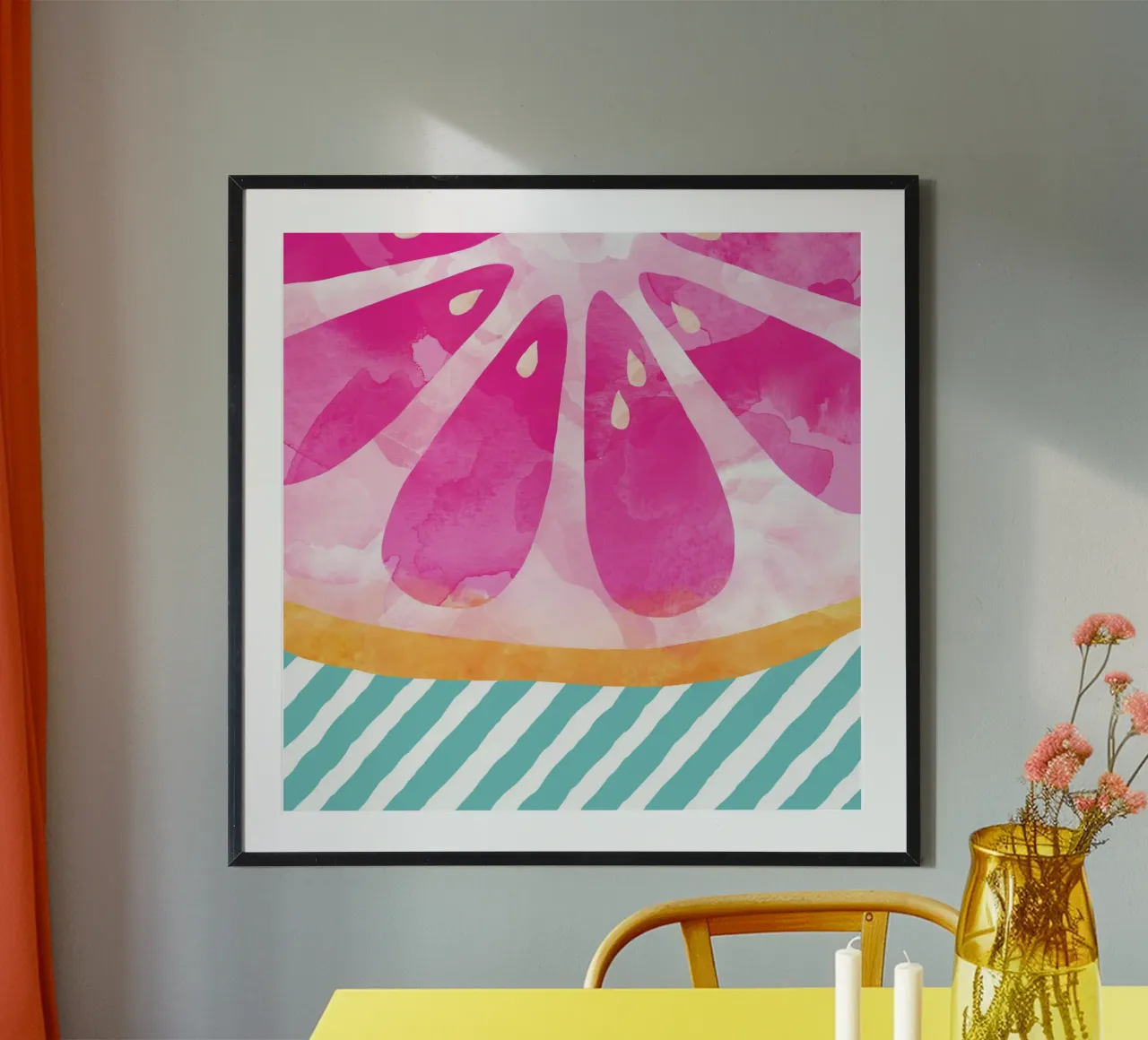 Pompelmo rosa poster da Orara Studio