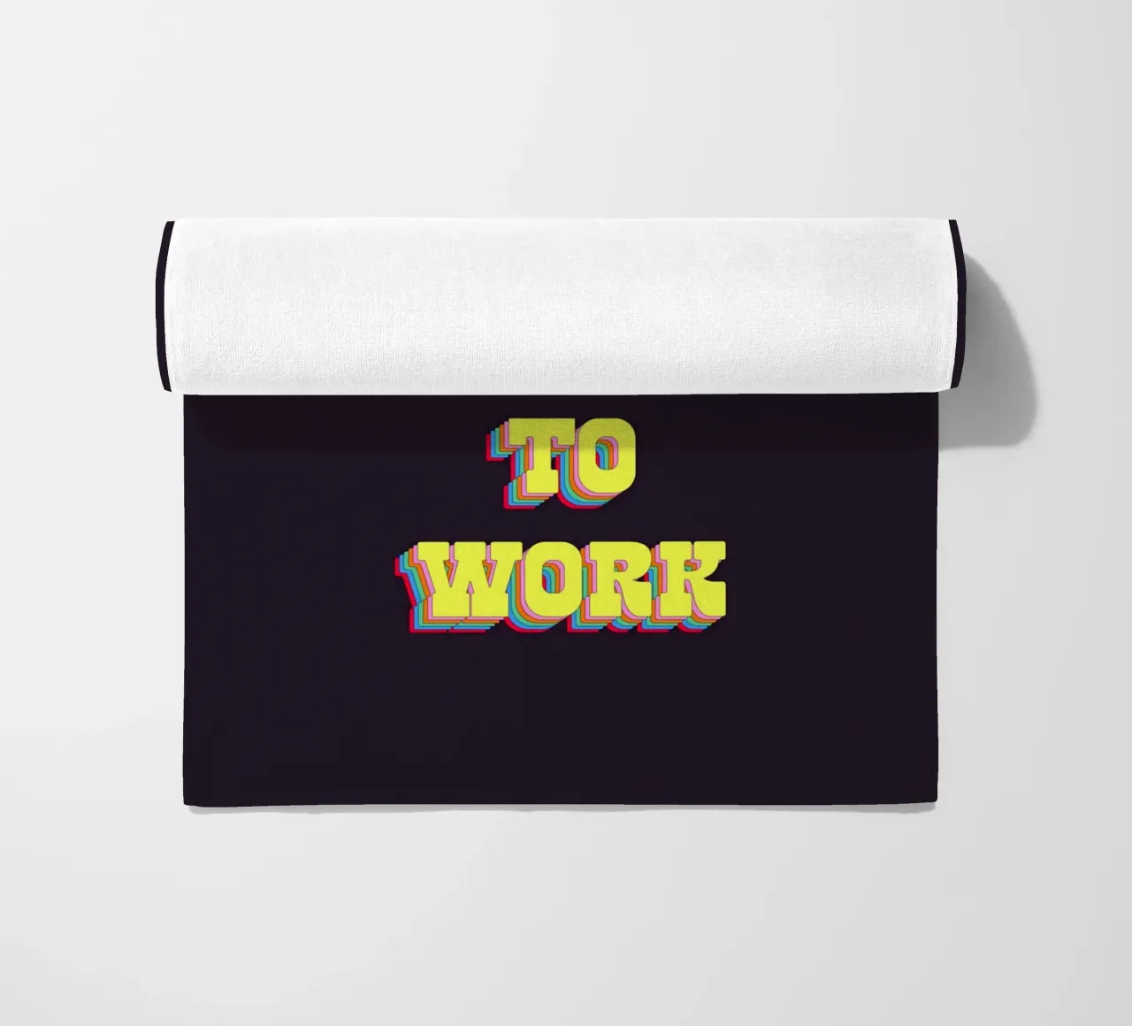 I Am Too Pretty for Work, Sassy Quote, Retro Typography telo mare da EverLuvv Studio