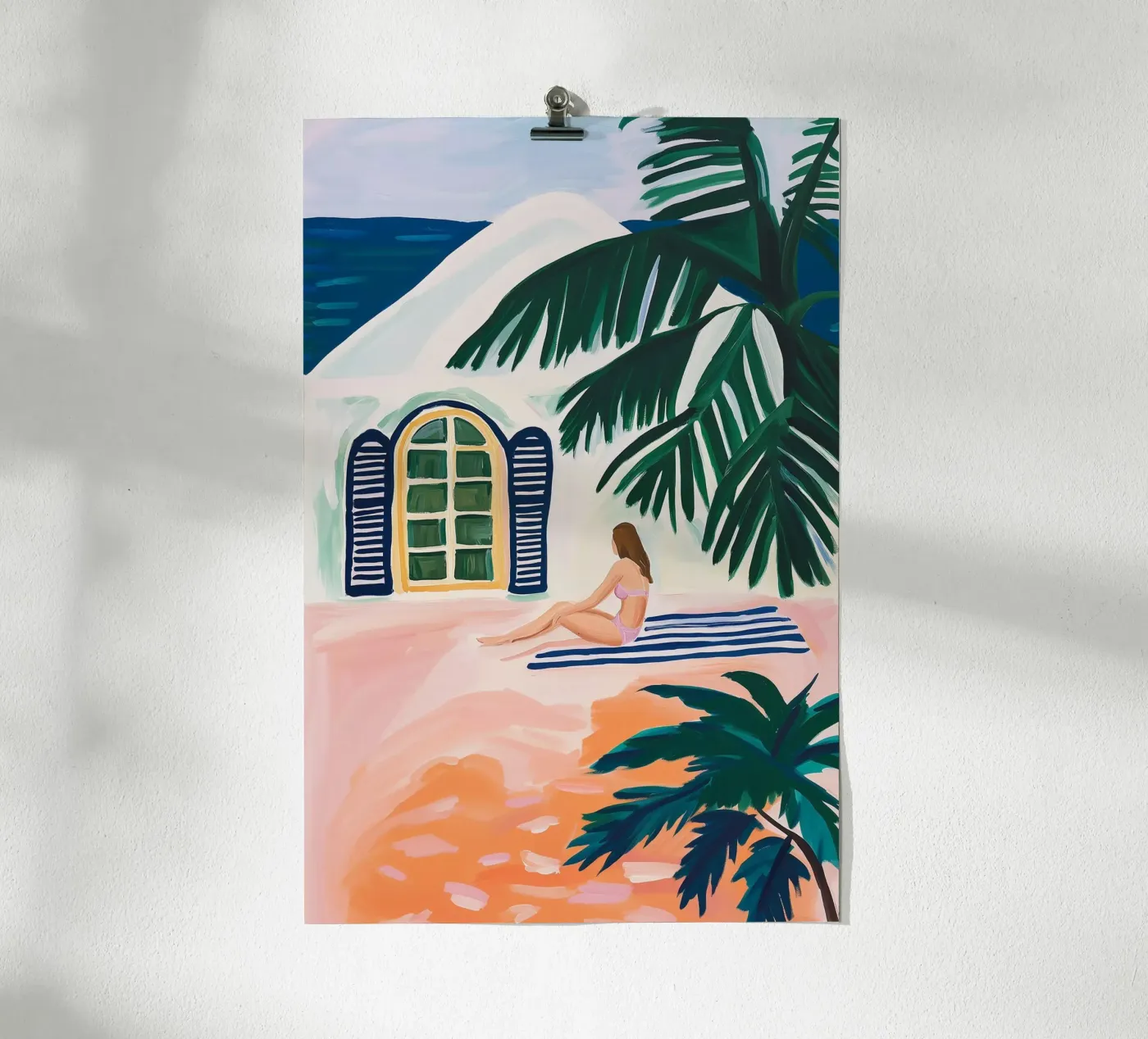 Tropical Solitude poster da BALIKA HOMES ART