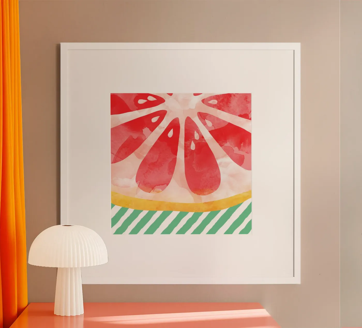 Red Grapefruit poster da Orara Studio