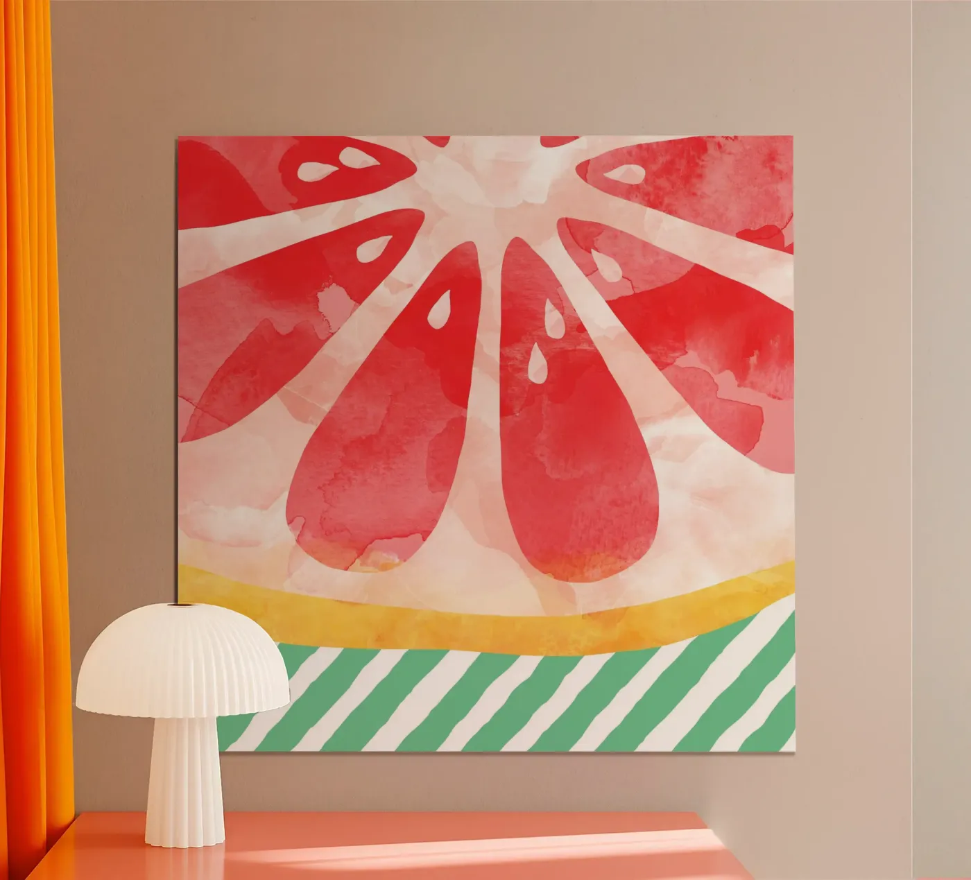 Red Grapefruit poster da Orara Studio