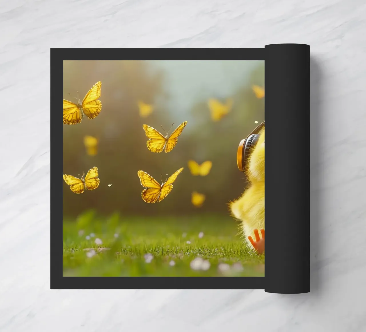 Ragazze fortunate zerbino da M-Ulrich-Digital Art