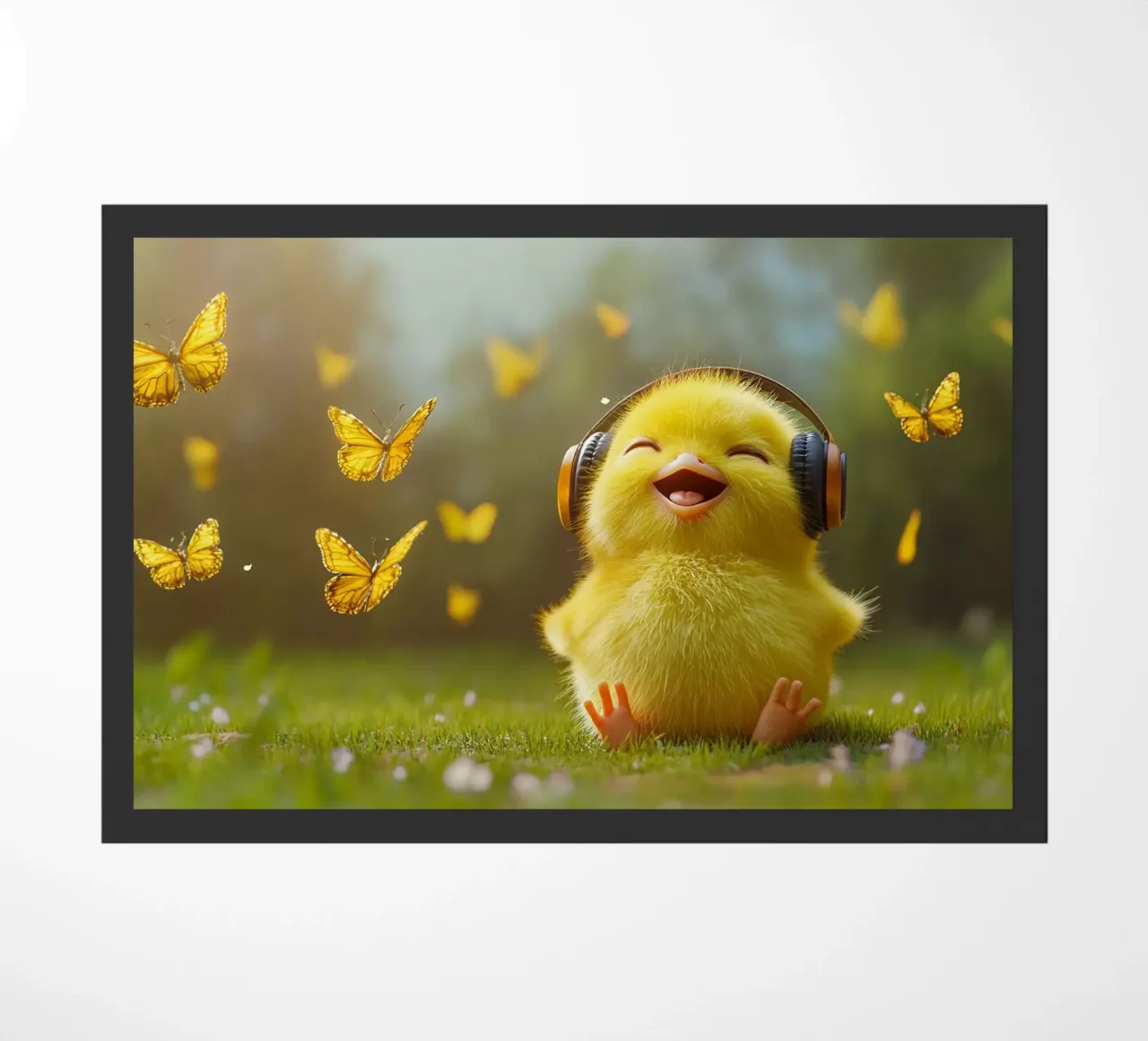 Chicas con suerte felpudo de M-Ulrich-Digital Art