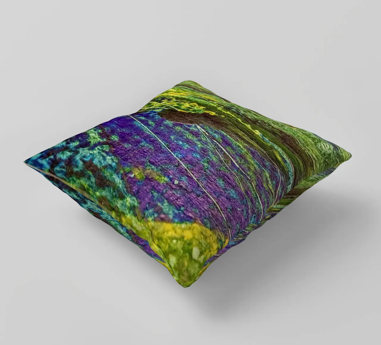 Lines at the Cross of Sea and Fields coussin de Pia