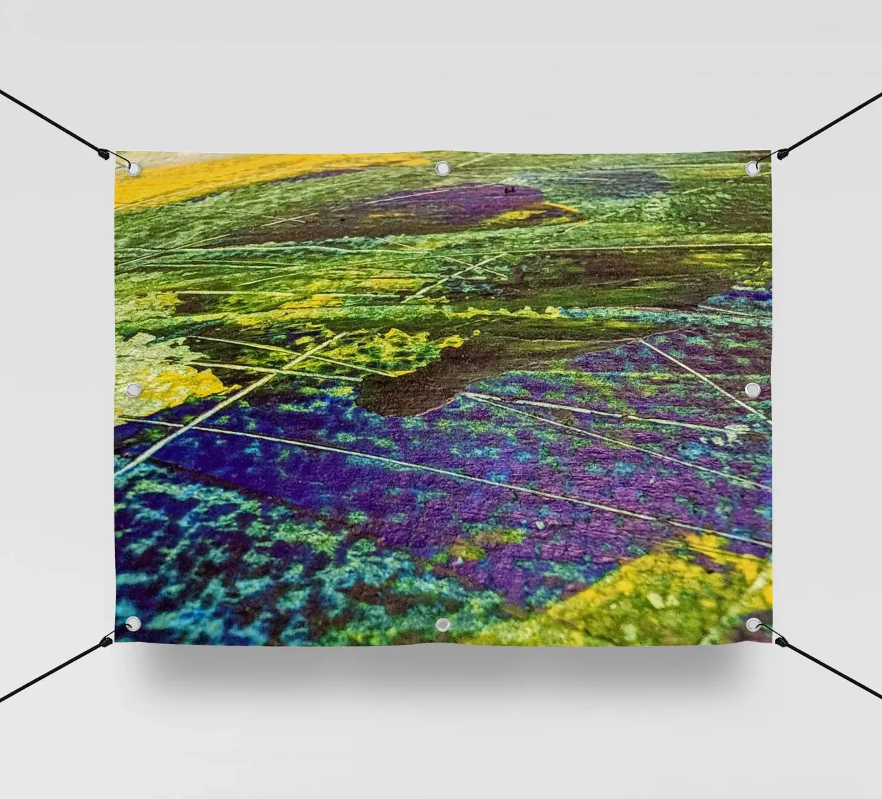 Lines at the Cross of Sea and Fields telo in pvc da Lunaris